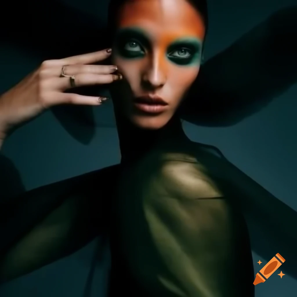 Surreal modern fashion concept