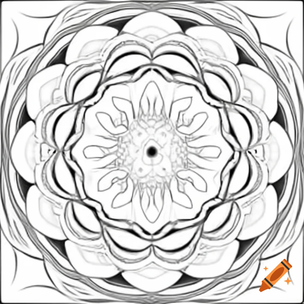 Simple mandala design