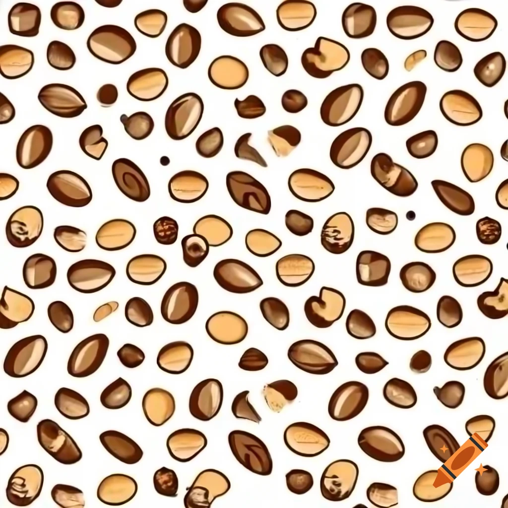 Pattern featuring coffee-related designs