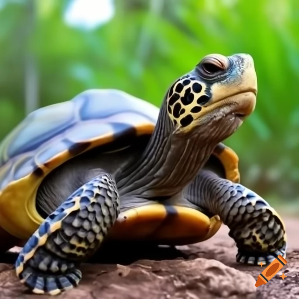 Turtle in a natural setting