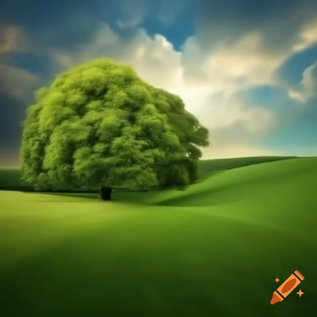 Trees shaking in the wind