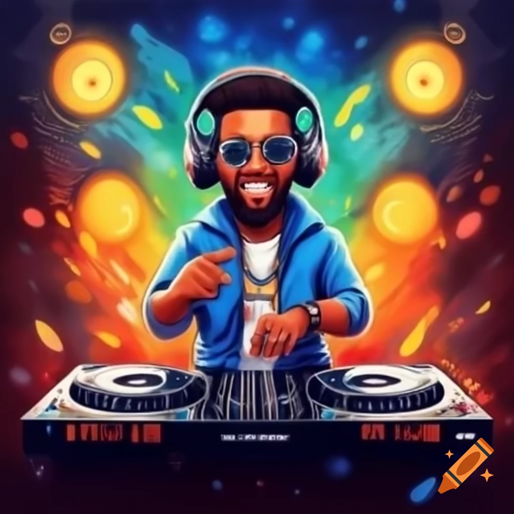 Maveli performing as a DJ