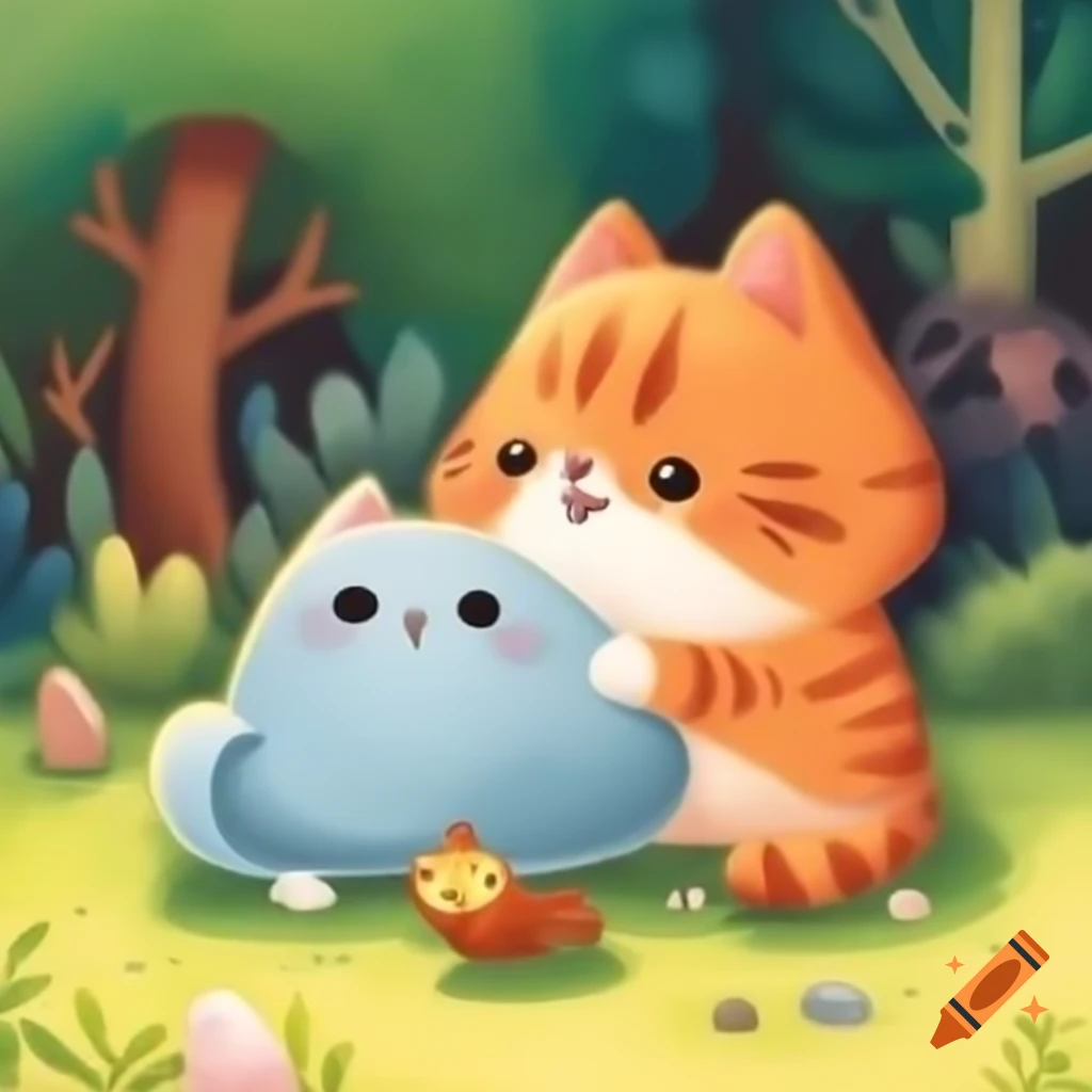 Adorable litter of cute cats