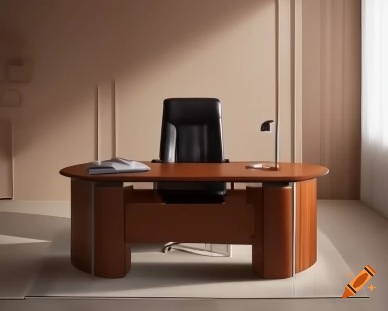 Minimalist desk design