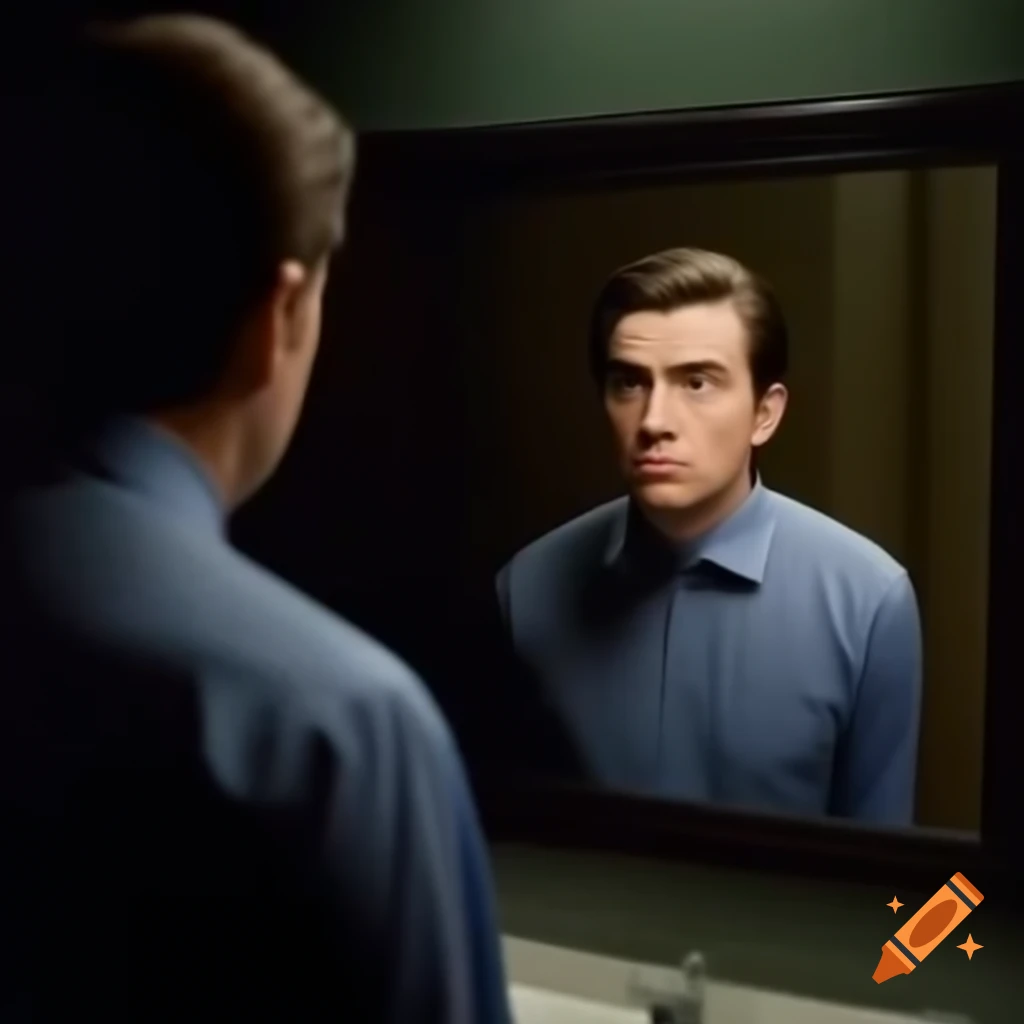 Tony Ferguson reflecting in a mirror