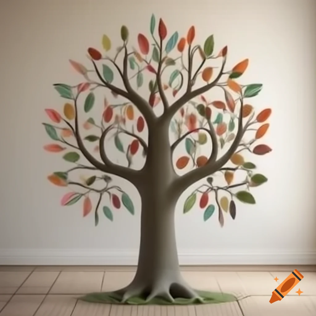 Tree inspired by acupuncture design
