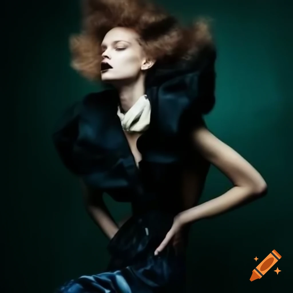 Surreal mod fashion style