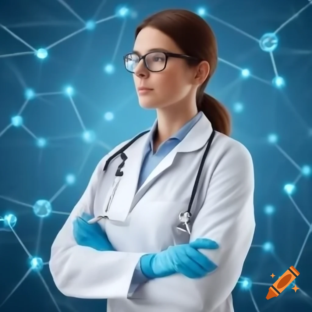 Female neurologist in a clinical setting