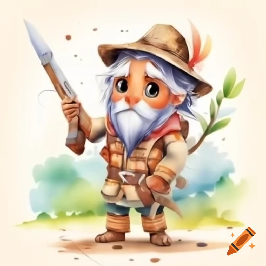 Humorous concept of adventure and preparedness