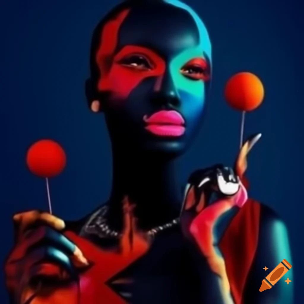 Surreal mod fashion design