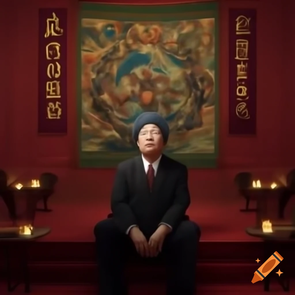 Dialogue between characters including President Xi discussing implications