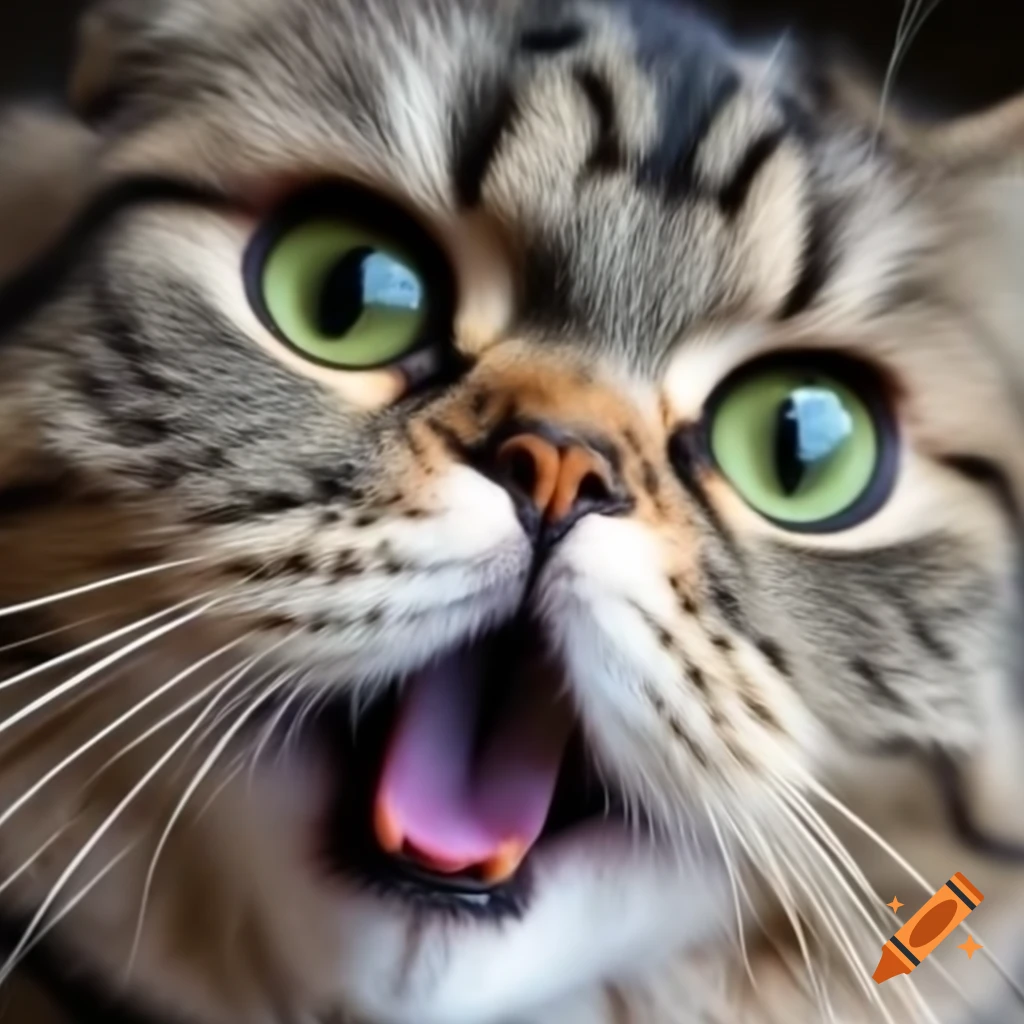 Fat cat showing discontent