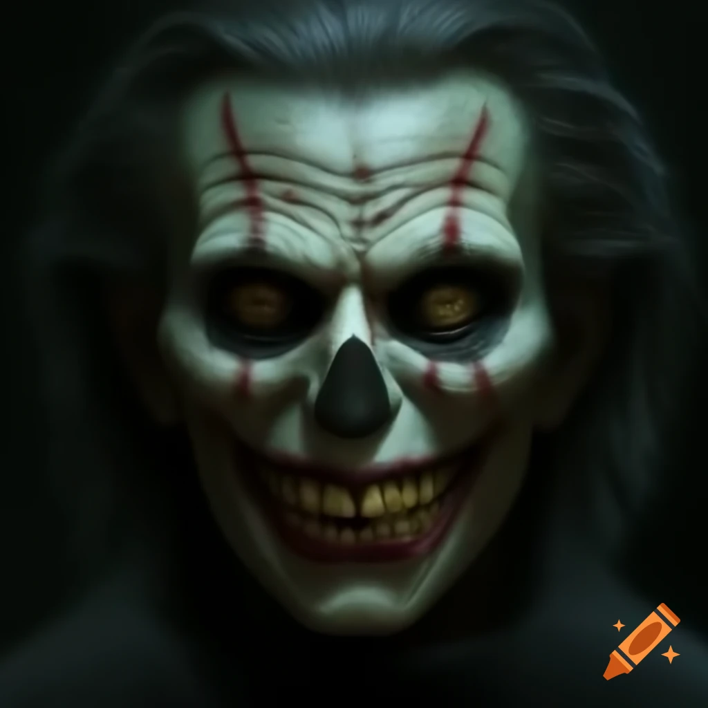 Horror-themed paint book for creative expression