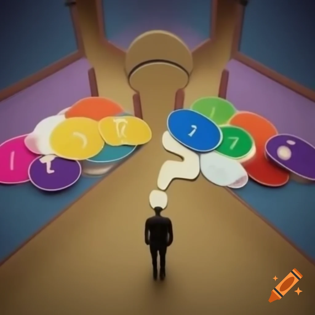 Conceptual representation of lottery winning strategies and luck