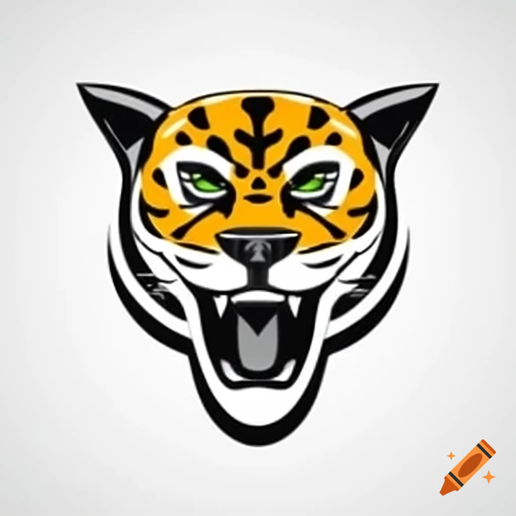 High detail panther hockey logo design