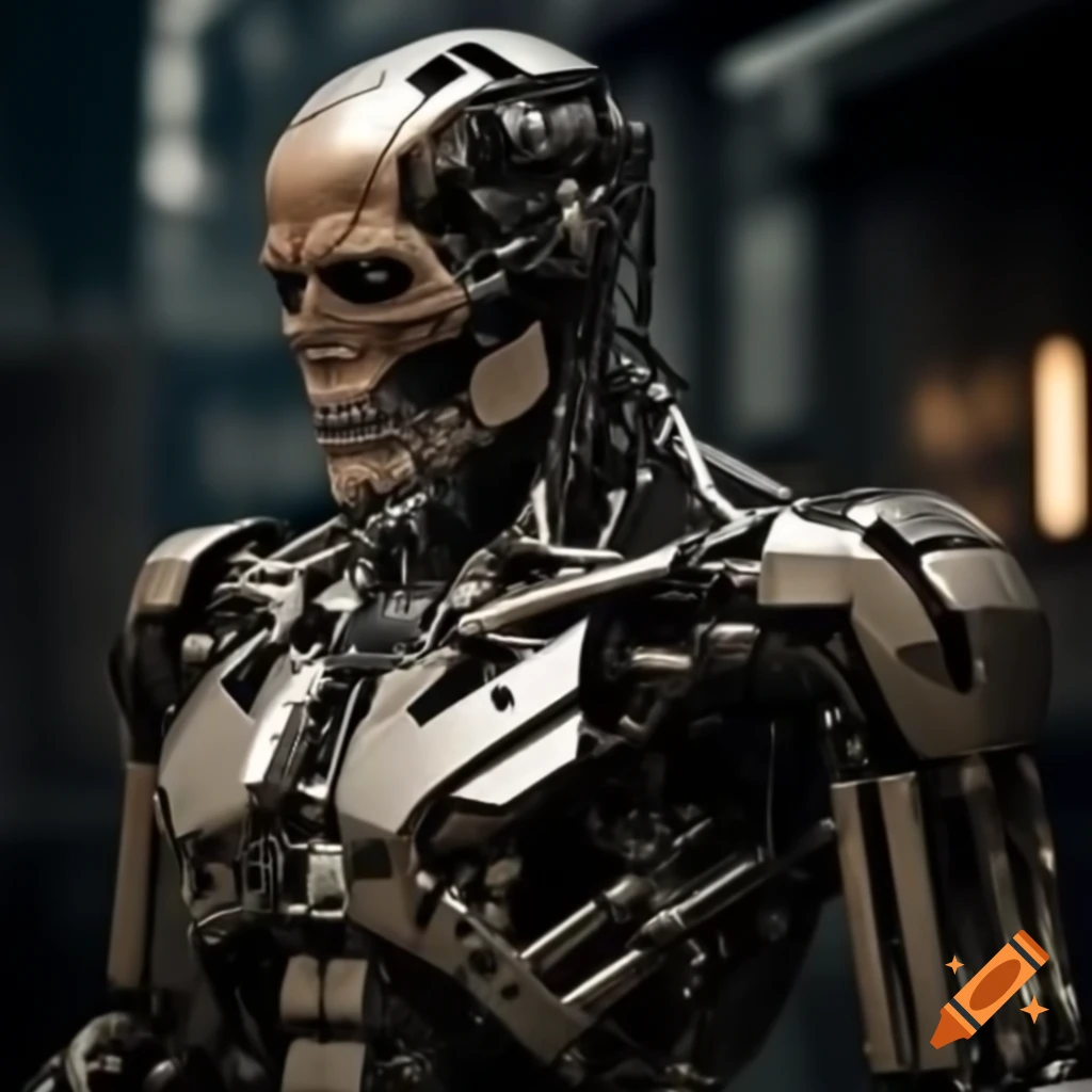 MC Escher inspired terminator endoskeleton design