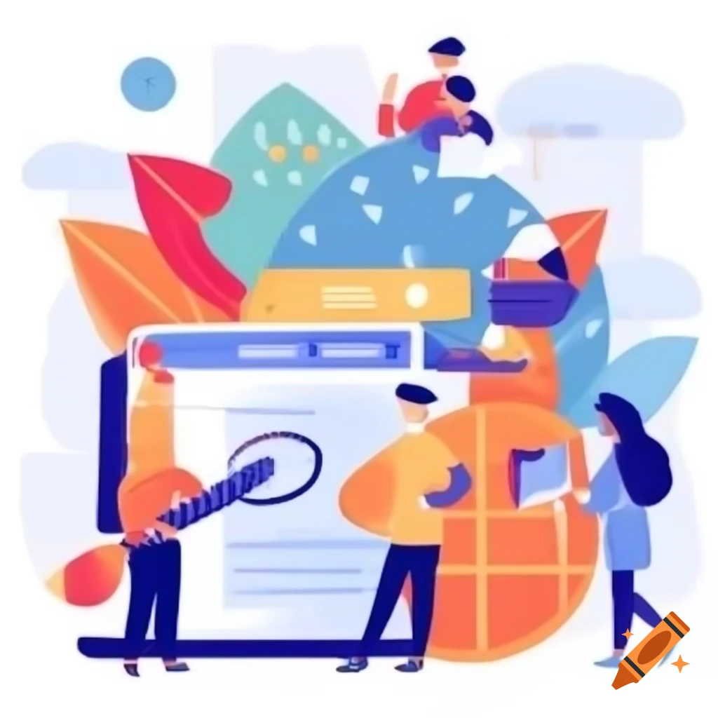 Illustration representing social innovation concept for university course