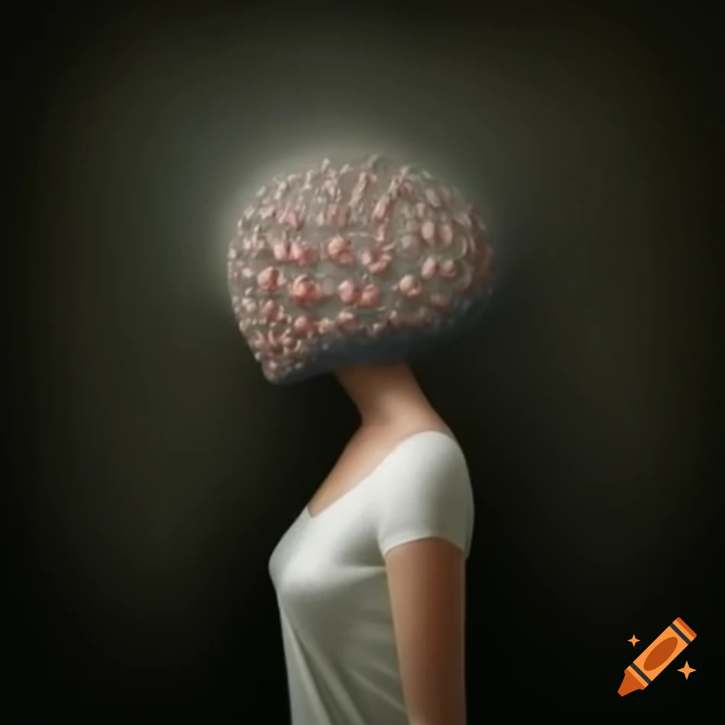 Abstract representation of a woman longing for love