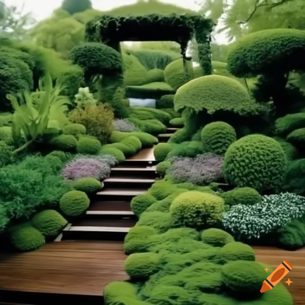 Rooftop gardens showcasing vibrant greenery and landscaping
