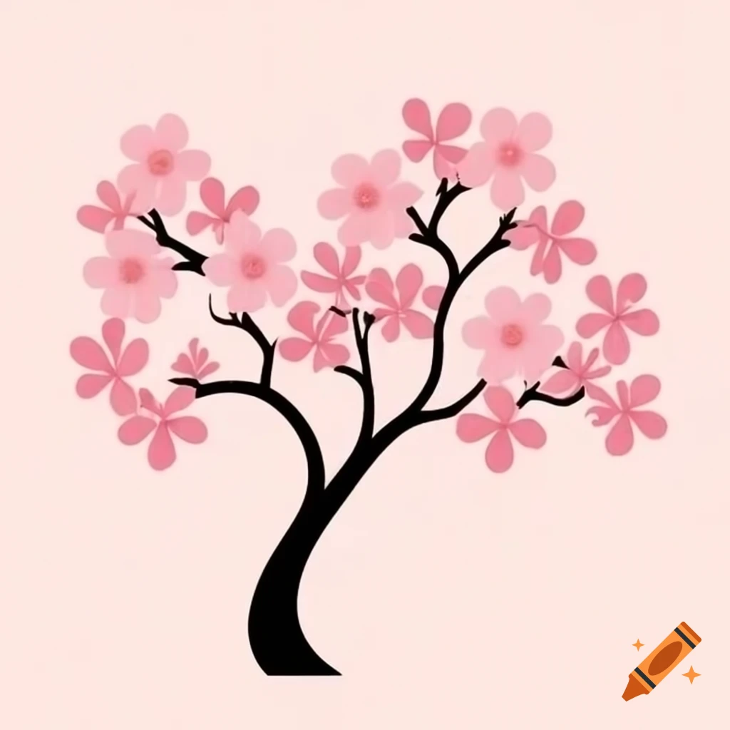 Cherry blossom tree in bloom