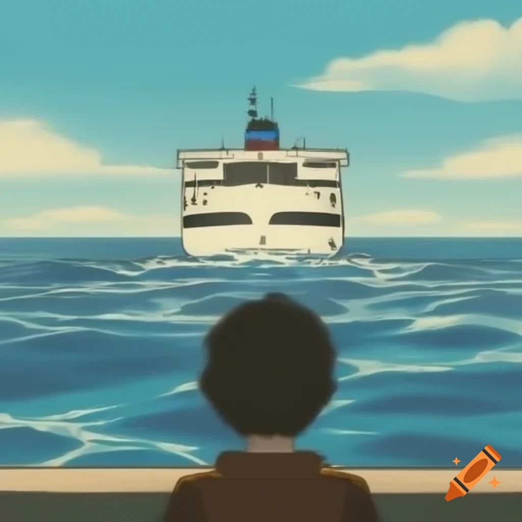 Informative poster about a ferry service