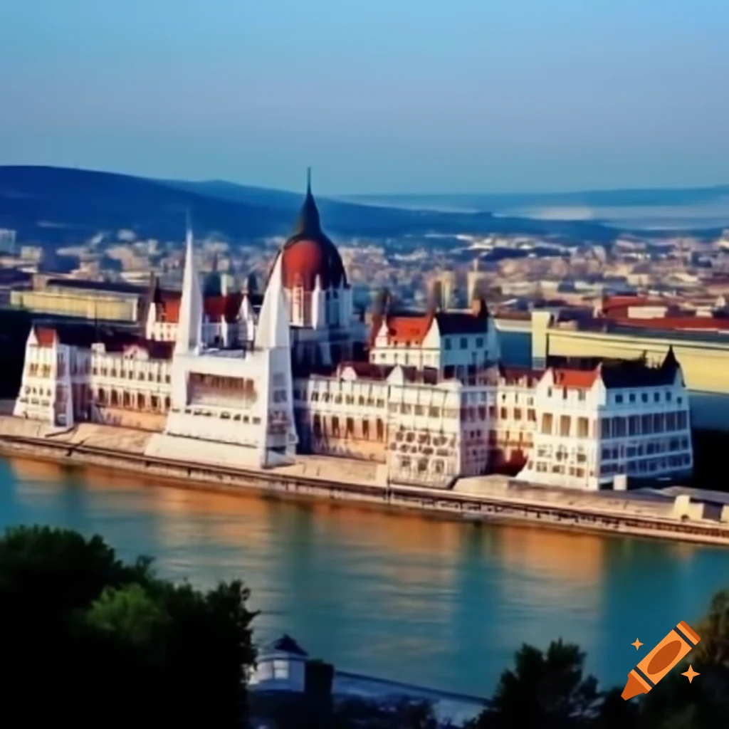 Beautiful skyline of Budapest featuring historic architecture