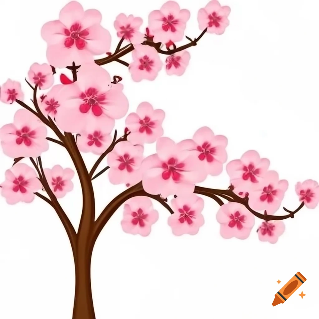 Cherry Blossom Tree In Spring Bloom On Craiyon