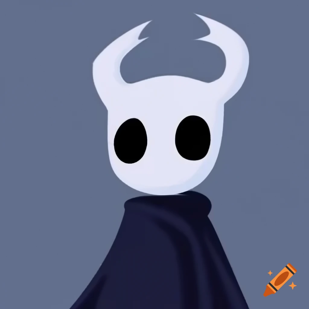 Character from Hollow Knight video game