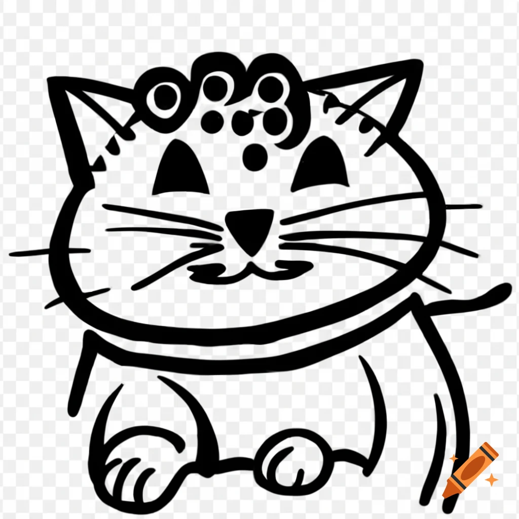 black-and-white-cartoon-drawing-of-a-cat-on-craiyon