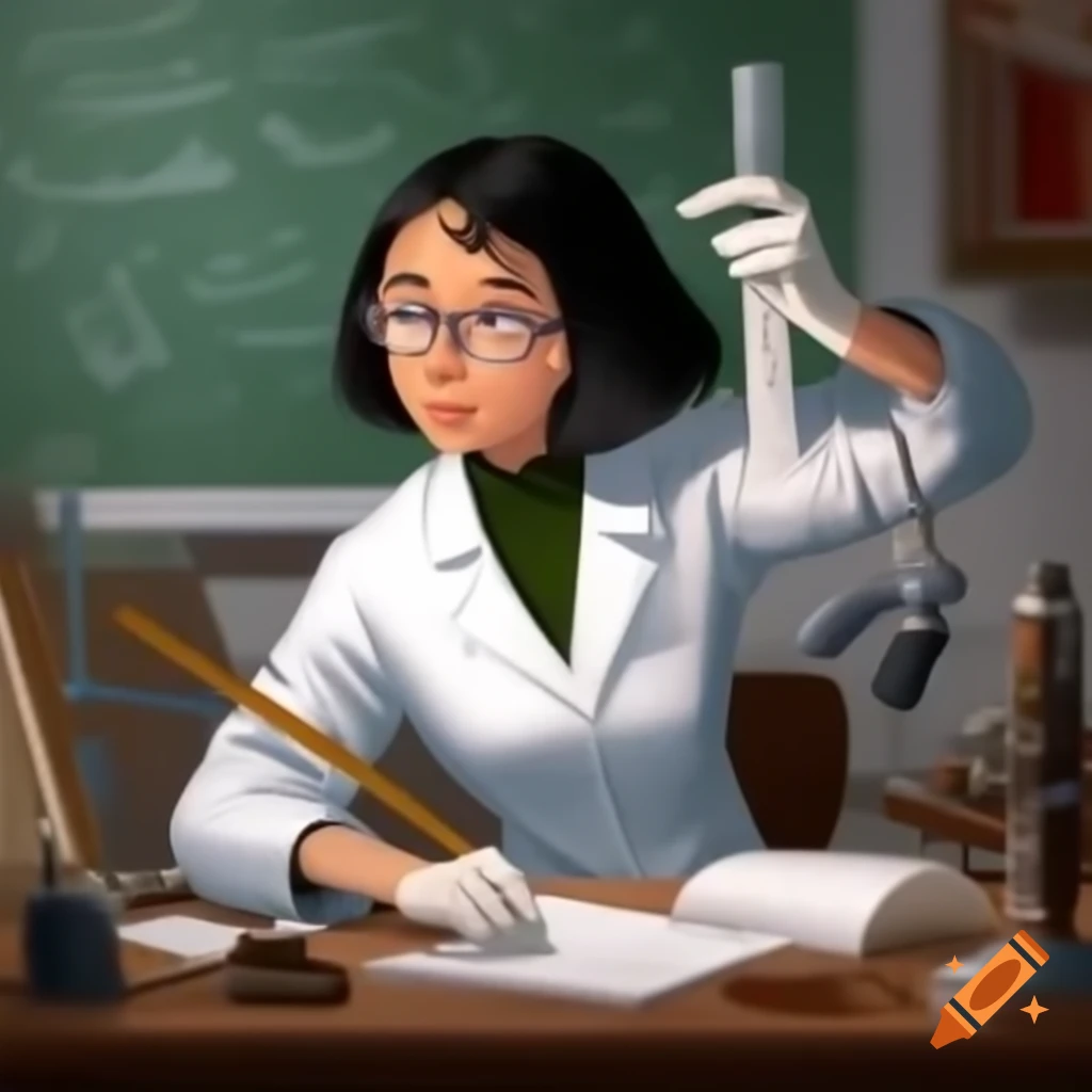 Woman conducting research in laboratory