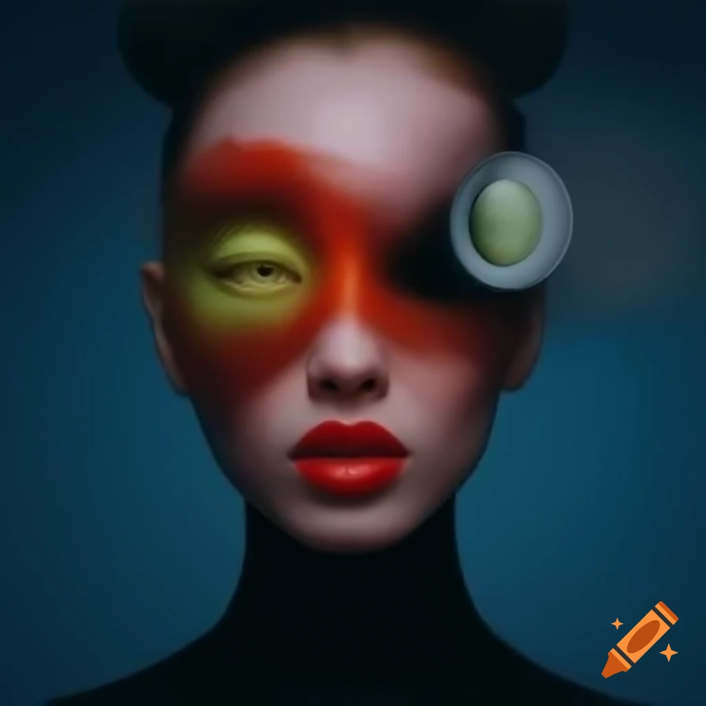 Surreal mod fashion design