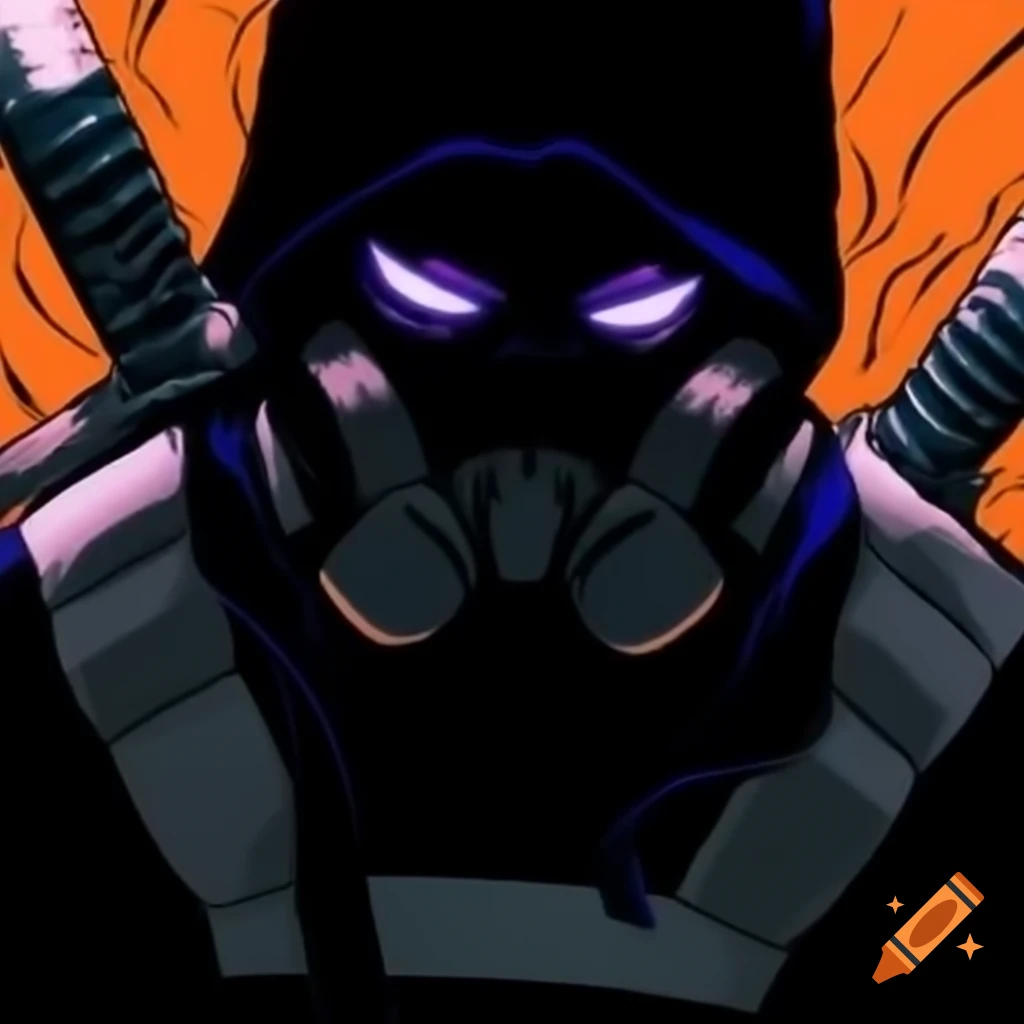 Philly Phil reimagined in My Hero Academia style with dual swords and black hoodie