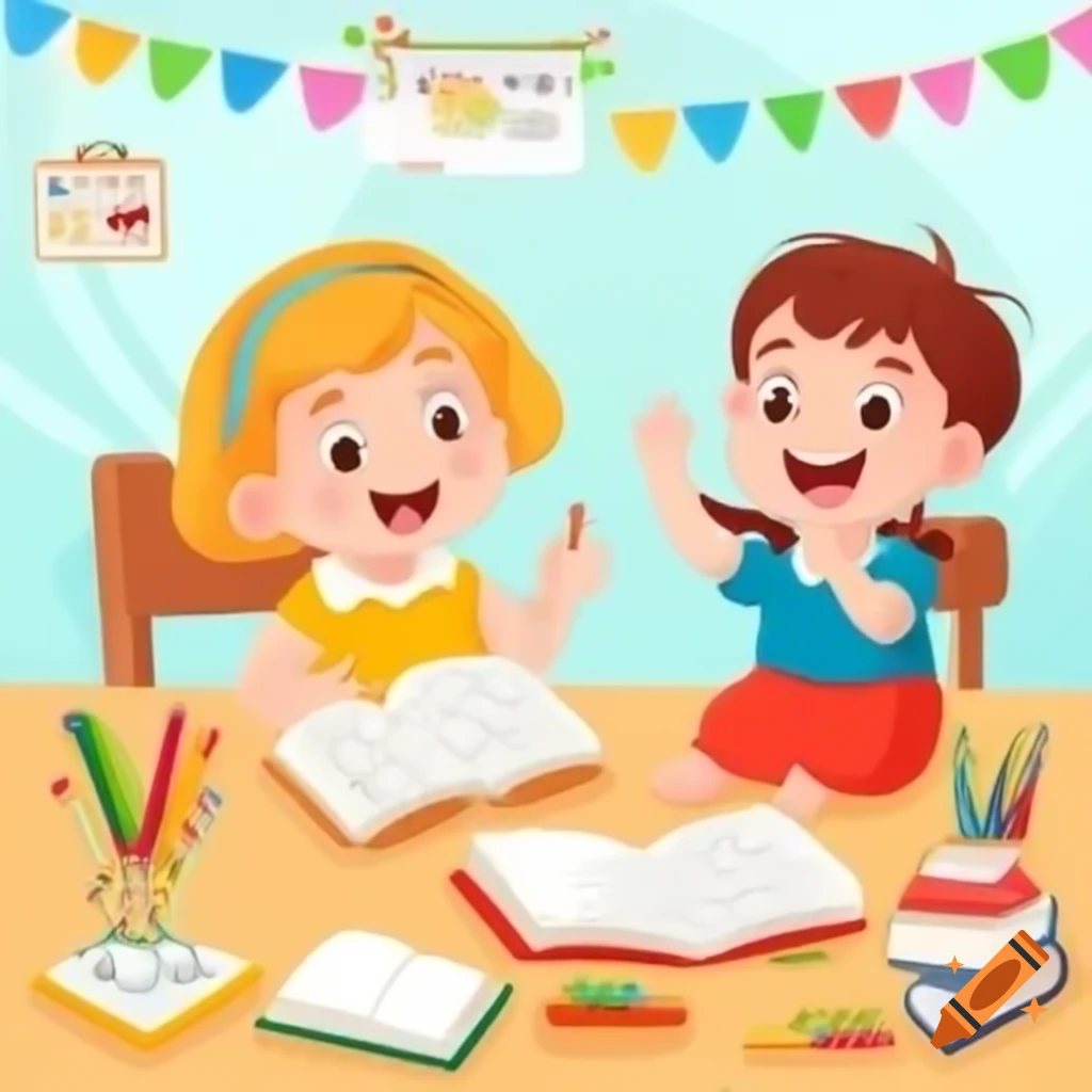 Cover design for book on writing with Montessori method, featuring engaging illustrations