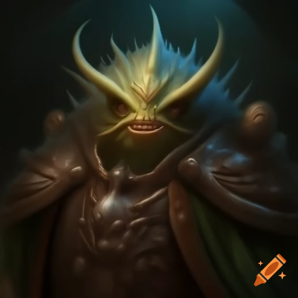 Portrait of King Bugslug the Great the Second, leader of the Bugslugian Kingdom