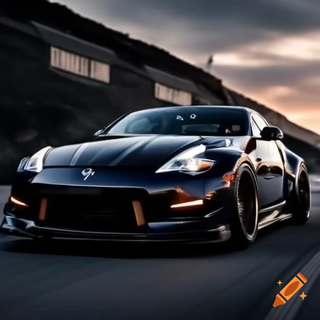 Close-up rear view of a Nissan 370Z
