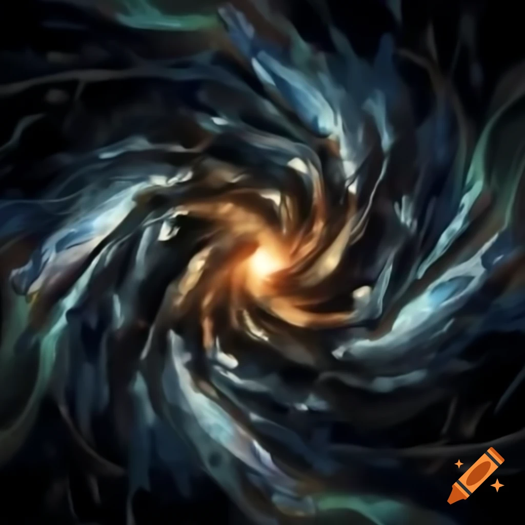 Abstract representation of the dream realm with intricate thoughts and tapestry