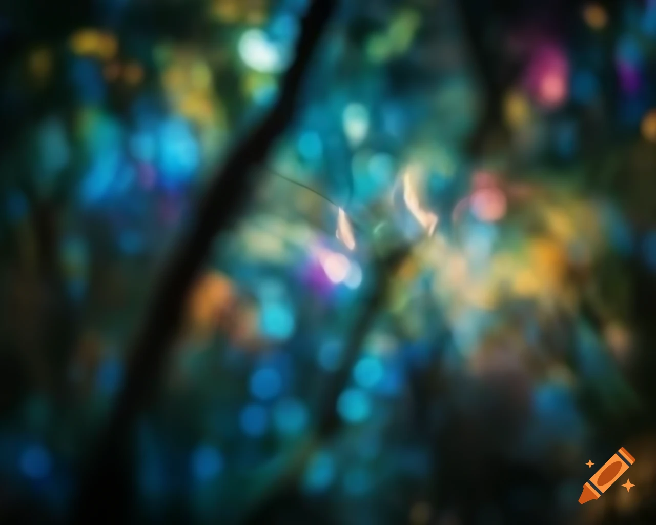 Vibrant HDRI photograph featuring unicorn and mythical creatures