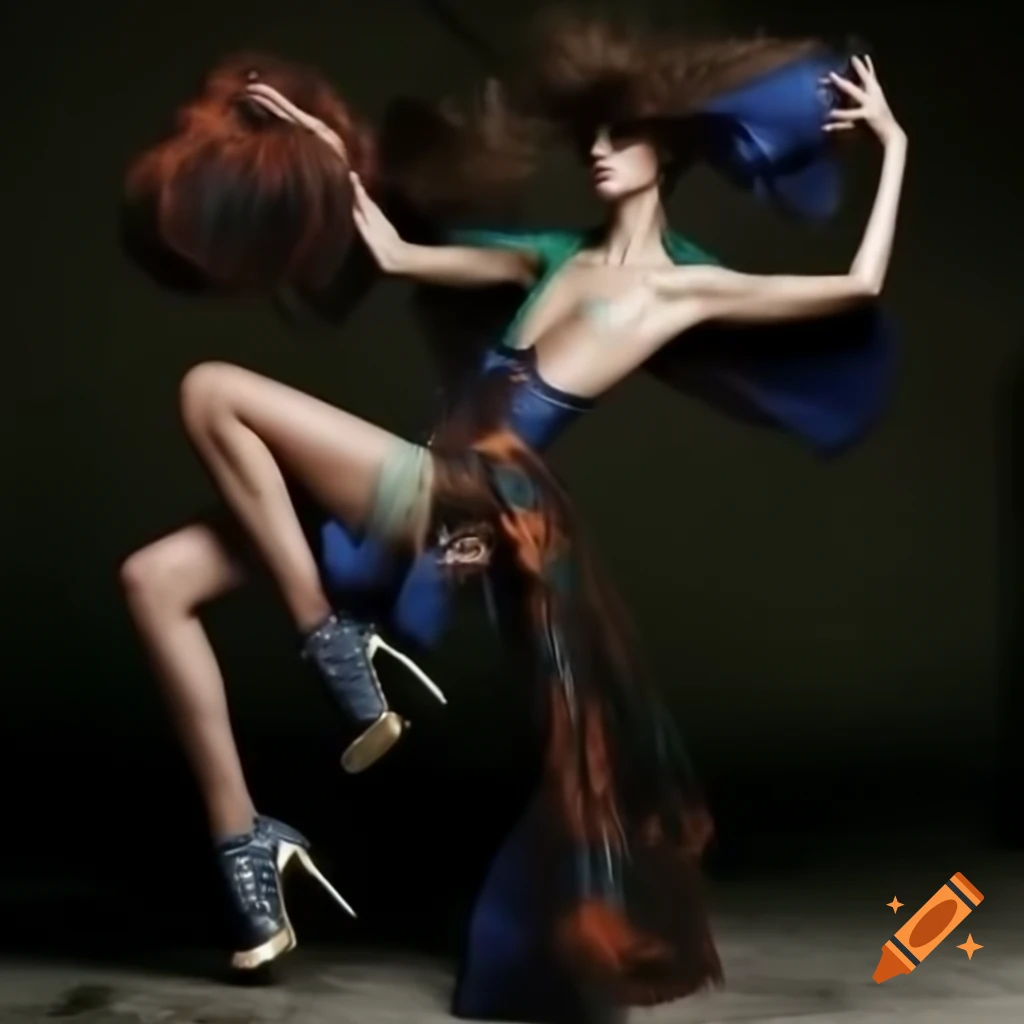Surreal mod fashion design