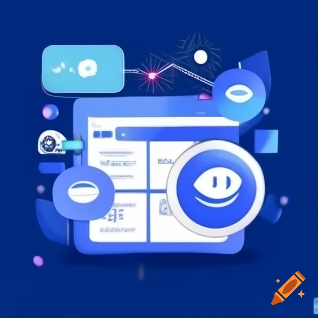 Modern digital marketing themed design featuring title '10 Key Advantages of Digital Marketing'