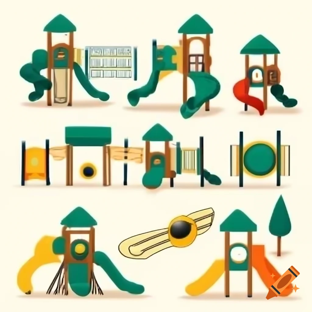 Public playground park for children