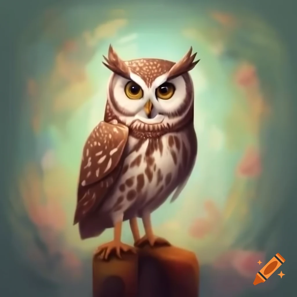 Burrowing owl in natural habitat