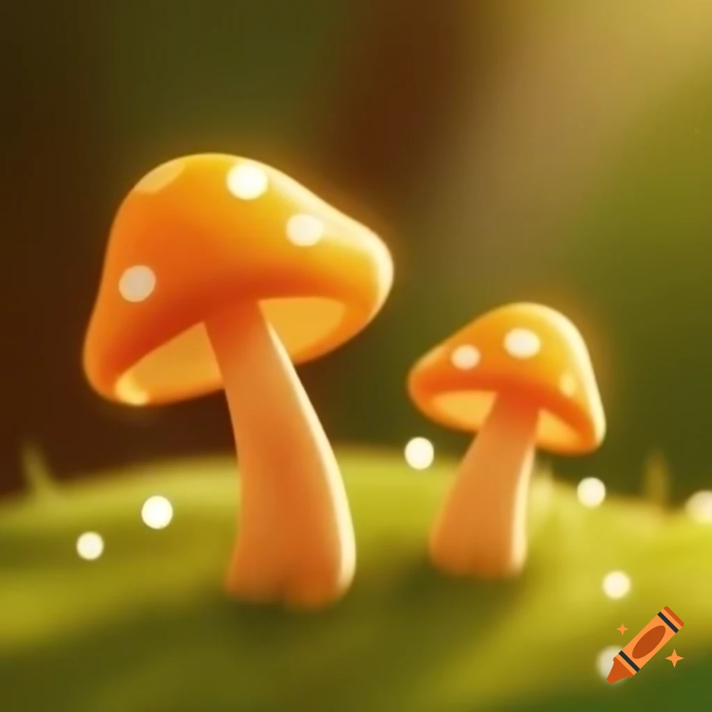 Yellow Champignon Mushrooms With Sparkles On Craiyon yellow-champignon-mushrooms-with-sparkles-on-craiyon