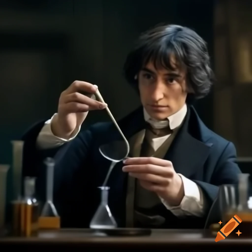 Sherlock holmes conducting a scientific experiment on craiyon