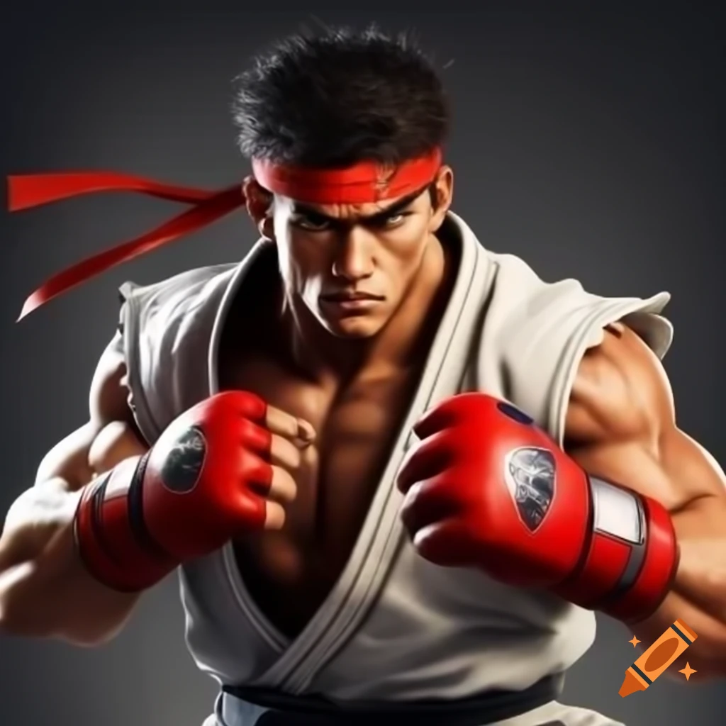 Ryu character from Street Fighter video game