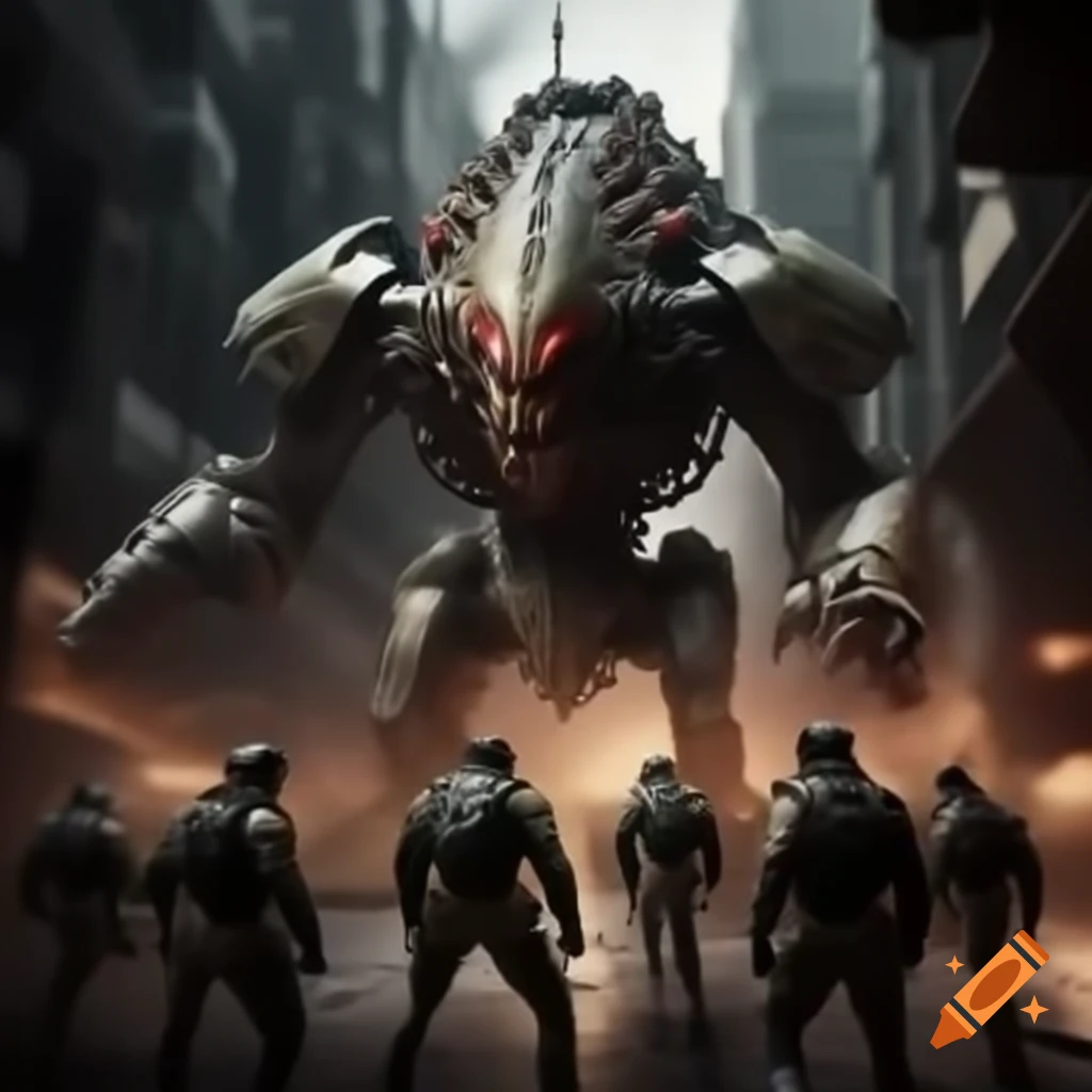 Intense alleyway fight involving a general, illustrating a complex dream