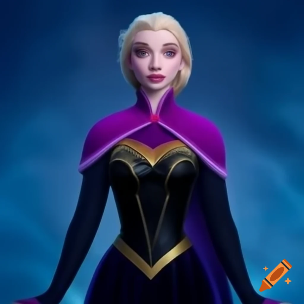 Anya Taylor-Joy as Elsa in fantasy live action style