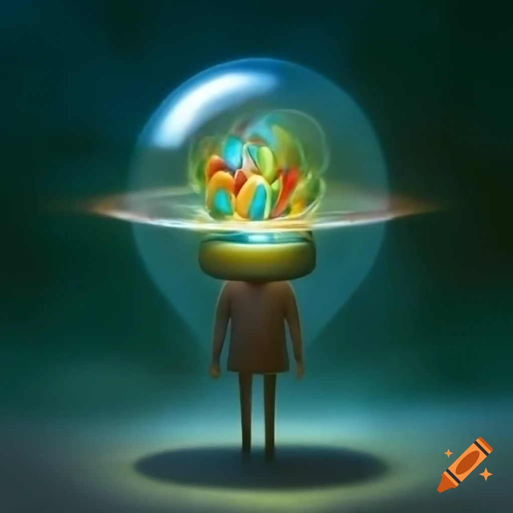 Surrealist artwork featuring abstract elements