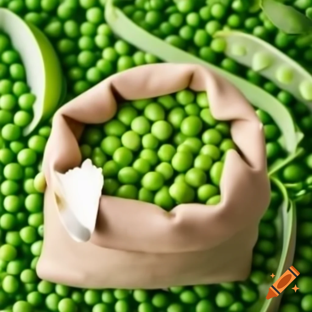 Half bag of peas
