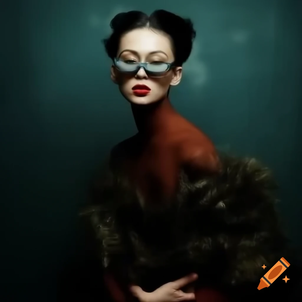 Surreal mod fashion design