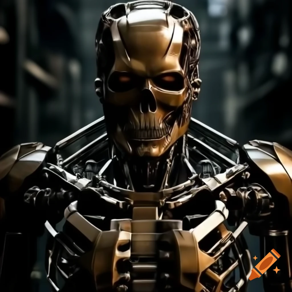 MC Escher inspired terminator endoskeleton design